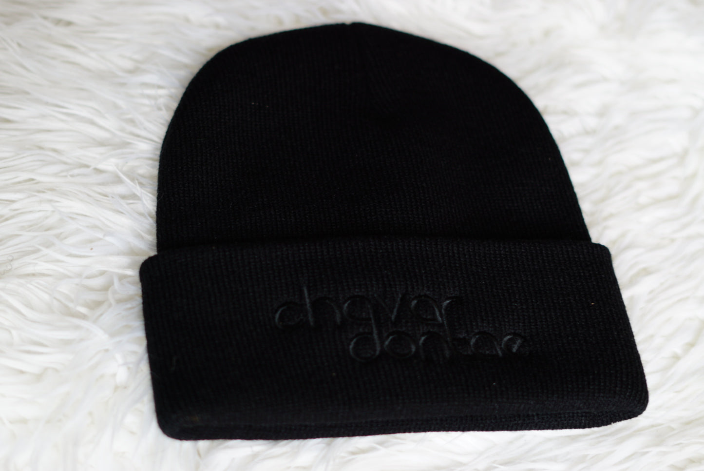 Limited Edition Black Out Beanie Hat