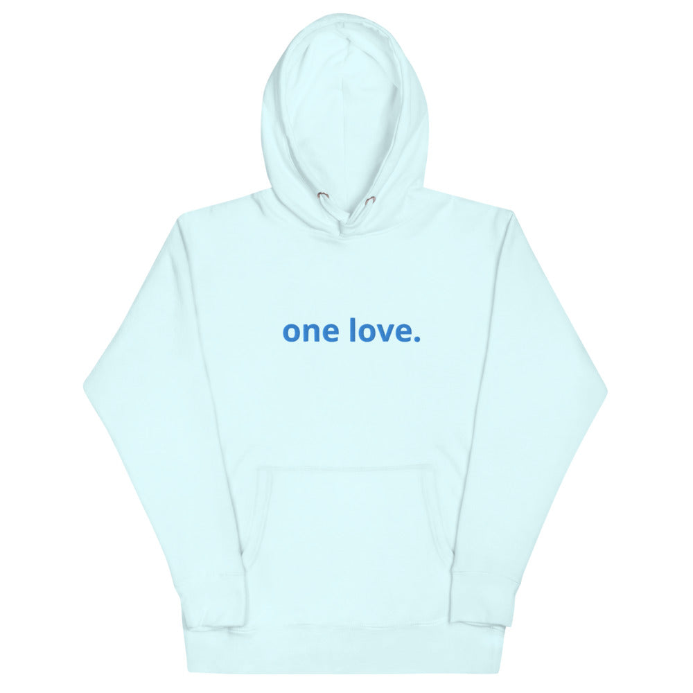 Unisex One Love Embroidered Hoodie