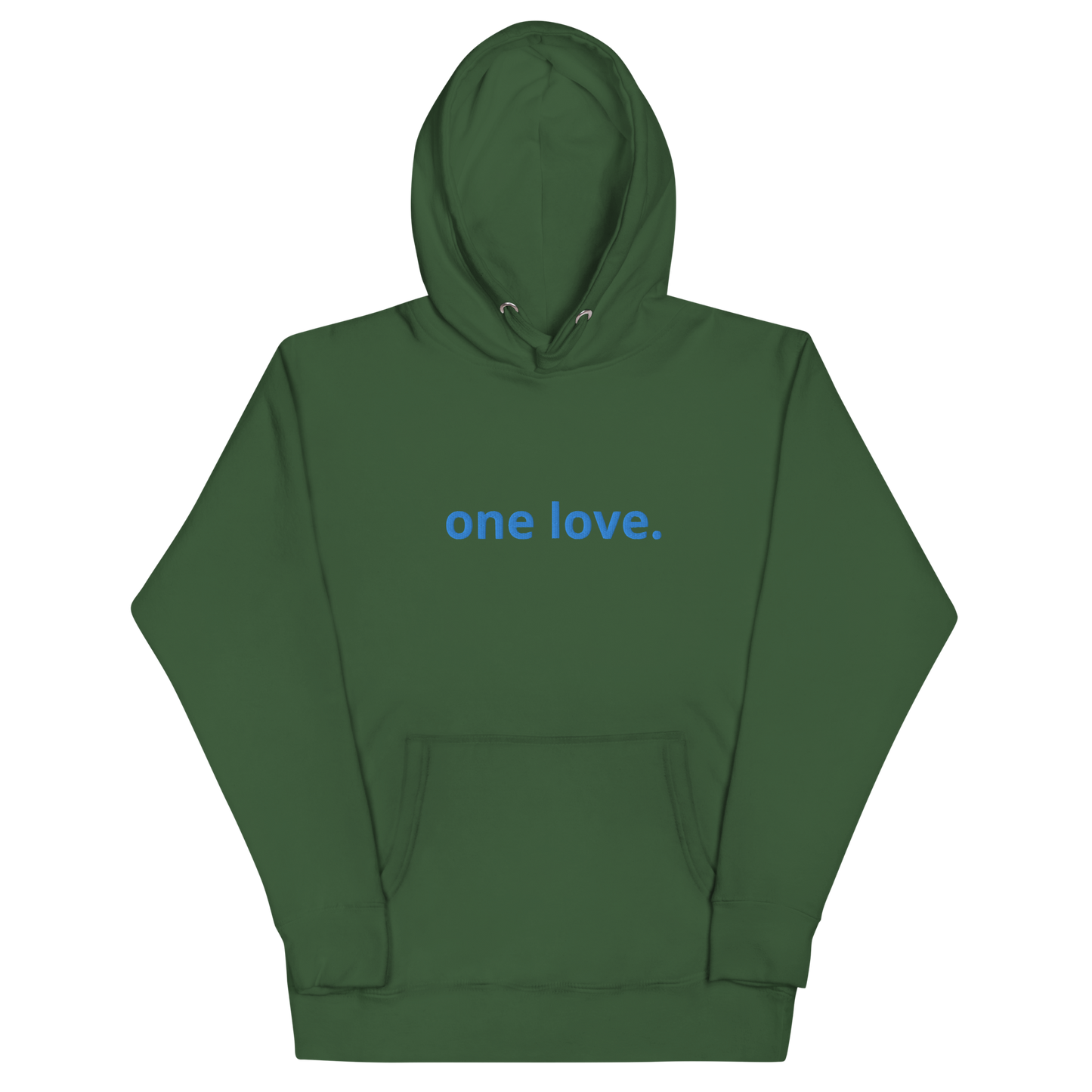 Unisex One Love Embroidered Hoodie